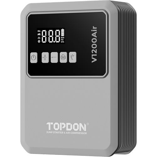 Topdon V1200AIR V1200Air 2-in-1 1200 Peak Amp Jump Starter & Tire Inflator