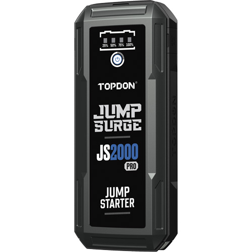 Topdon JS2000PRO JumpSurge2000Pro 2500 Peak Amp Battery Jump Starter, Power Bank & Flashlight