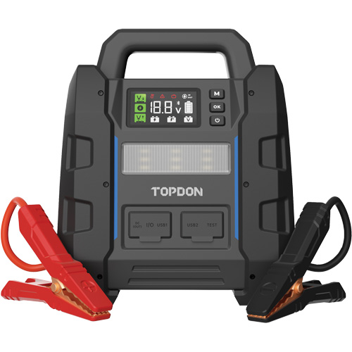 Topdon V4500PLUS V4500 Plus 2-in-1 4500 Peak Amp Jump Starter, Battery & System Tester