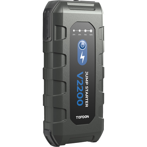 Topdon V2200 Survolteur, banque d'alimentation et lampe de poche V2200
