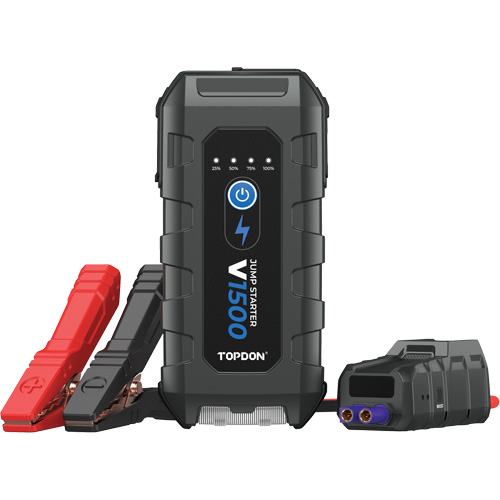 Topdon V1500 V1500 Jump Starter, Booster, Power Bank & Flashlight