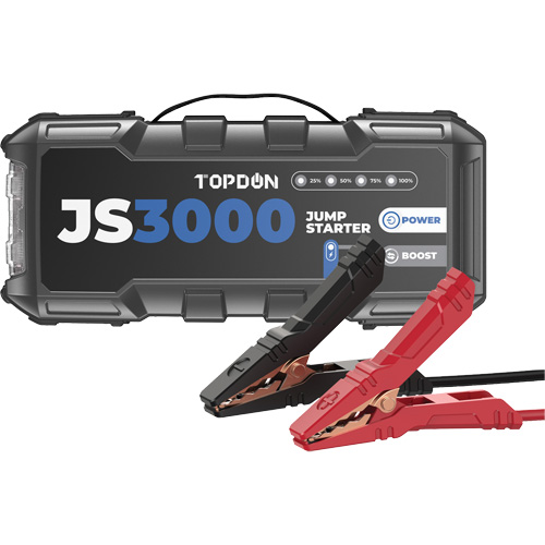 Topdon JS3000 JumpSurge3000 Battery Jump Starter, Power Bank & Flashlight