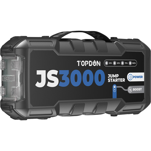 Topdon JS3000 JumpSurge3000 Battery Jump Starter, Power Bank & Flashlight