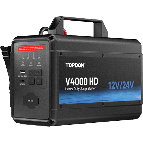 Topdon V4000HD V4000 HD 12V/24V 4000A Jump Starter