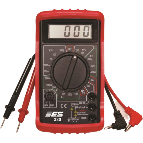 Electronic Specialties 380 Digital Multimeter with Holster