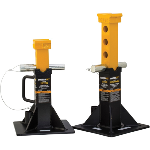 Omega Lift 32225B Chandelle robuste, Tige verrouillable, Capacit&eacute; de 22 tonnes, 12-1/4" - 19-7/8" h