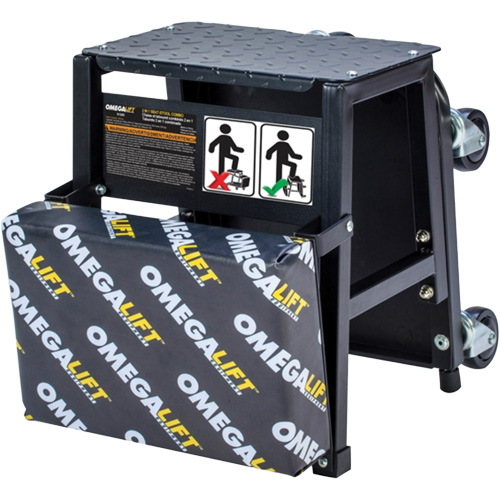 Omega Lift 91305 Si&egrave;ge tabouret 2 en 1