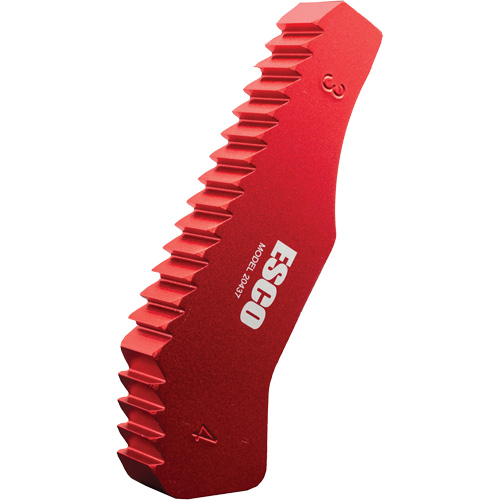 Esco 20437 Cale de talon MEGABITE de 3 & 4 cm