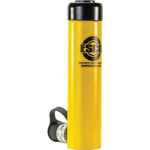 Esco 10303 Single Acting Cylinder Hydraulic Ram, 6.13" Stroke, 10 Tons Capacity, 10,000 PSI
