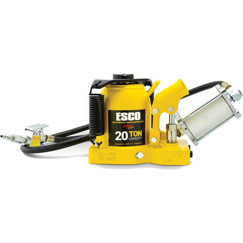 Esco 10382 Pro Series “Shorty” Bottle Jack, 20 Ton(s), Air Hydraulic, 12-5/8" Raised Height