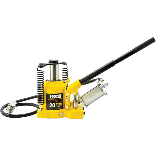 Esco 10382 Pro Series “Shorty” Bottle Jack, 20 Ton(s), Air Hydraulic, 12-5/8" Raised Height