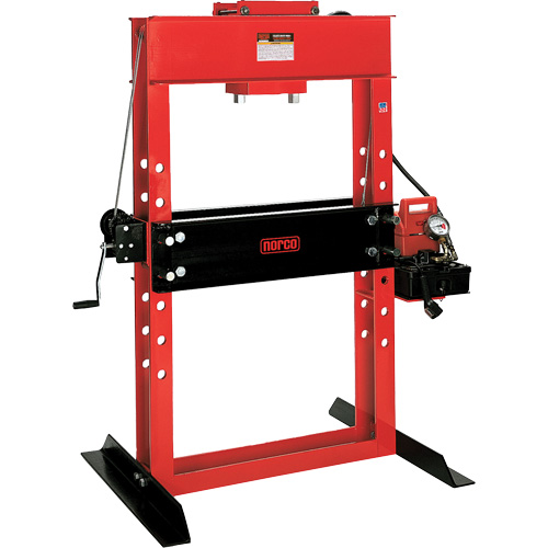 NORCO Lifting 78058A Electro/Hydraulic Pump Operated Shop Press, 50 tons Capacity