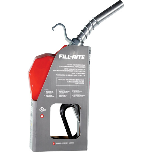 Fill-Rite SDN075RAN Pistolet de distribution automatique rouge pour essence