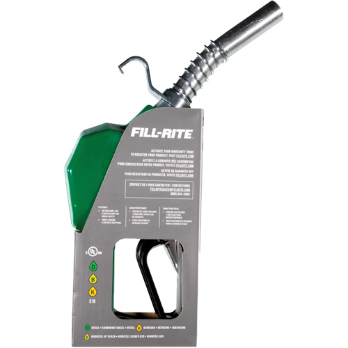 Fill-Rite SDN075GAN Green Automatic Gasoline Spout Nozzle