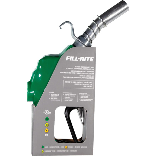 Fill-Rite SDN100GAN Pistolet de distribution automatique vert pour diesel