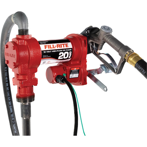 Fill-Rite FR4210HARC 12V DC Fuel Transfer Pump with Nozzle