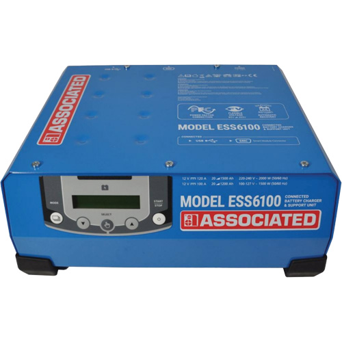 Associated Equipment  ESS6100 Chargeur intelligent haute puissance de 100 A avec technologie d'onduleur