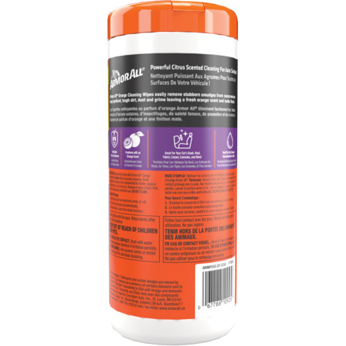 Armor All AWMPOGC-25-1CAN Lingettes nettoyantes et d&eacute;sodorisantes