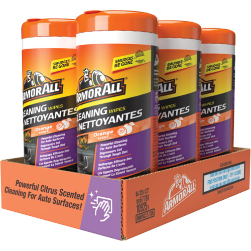 Armor All AWMPOGC-25-1CAN Lingettes nettoyantes et d&eacute;sodorisantes