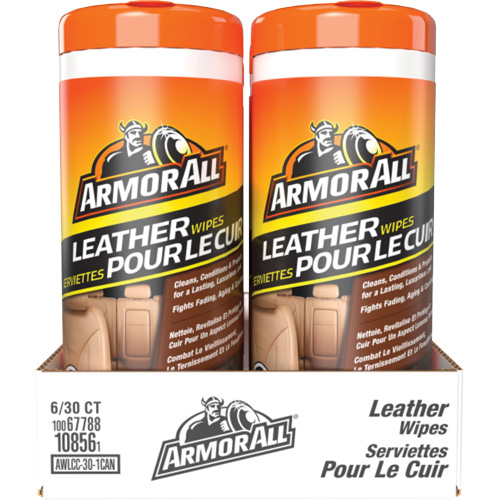 Armor All AWLCC-30-1CAN Lingettes nettoyantes et traitement pour cuir Extreme Shield + c&eacute;ramique