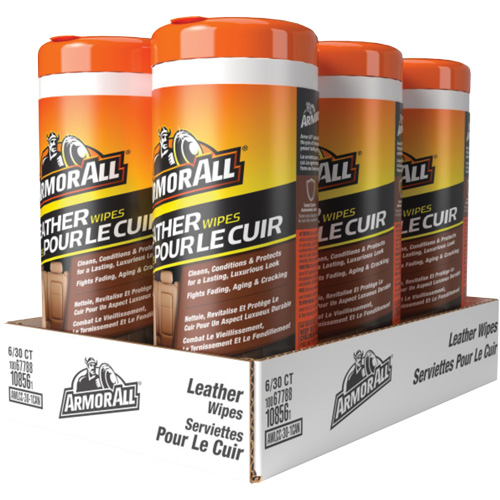 Armor All AWLCC-30-1CAN Lingettes nettoyantes et traitement pour cuir Extreme Shield + c&eacute;ramique