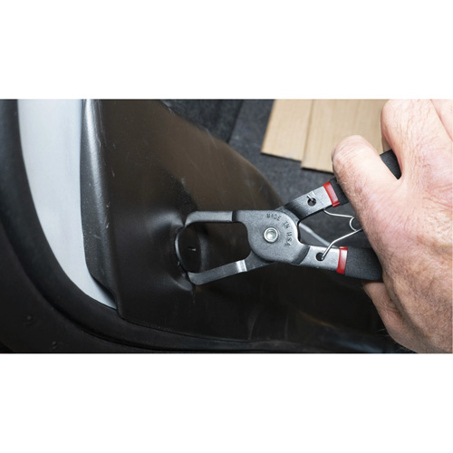 LISLE 42050 Pince pour chevilles de retenue avec poign&eacute;es bi-mati&egrave;re