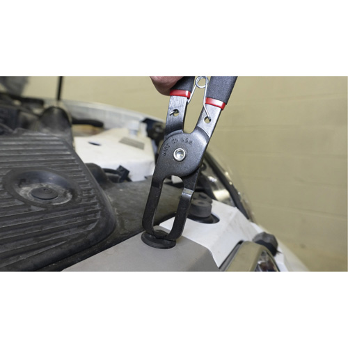LISLE 42050 Pince pour chevilles de retenue avec poign&eacute;es bi-mati&egrave;re