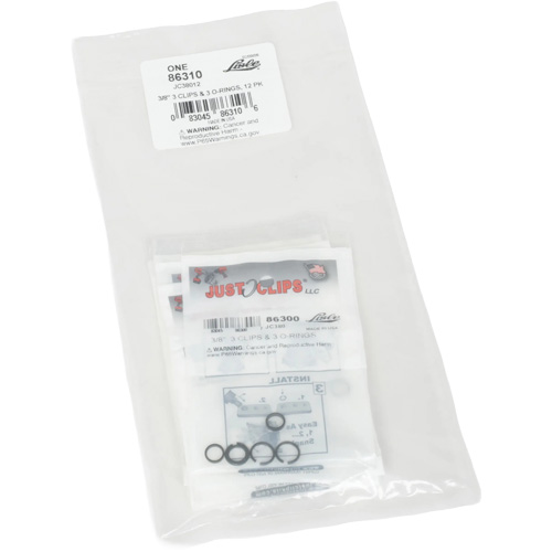 LISLE 86310 3/8" Clips & O-Rings Set - Bulk