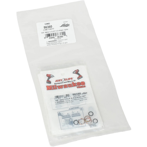 LISLE 86360 Jeu de clips et joints toriques de 3/8 po pour Milwaukee - en vrac
