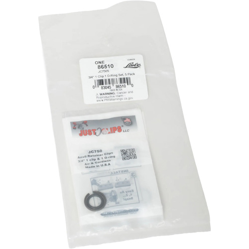 LISLE 86510 3/4" Clips & O-Rings Set - Bulk