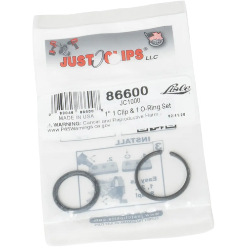 LISLE 86600 Jeu de clip et joint torique de 1 po