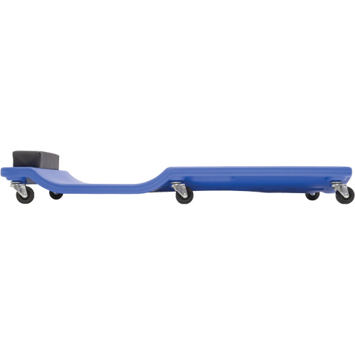 LISLE 94102 Chariot de visite bas en plastique bleu