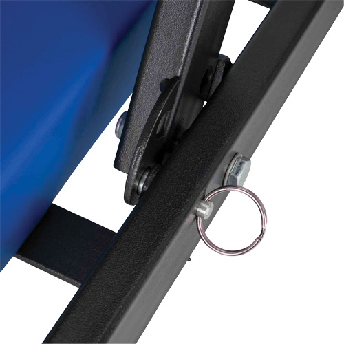JET 355123 Sommier roulant pliant &agrave; profil bas 3-en-1 convertible en si&egrave;ge