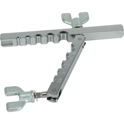 JET H1120 Trousse d'outils d'&eacute;vasement double SAE de 7 morceaux avec coffret moul&eacute; par soufflage