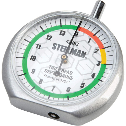 Steelman 42463 Dial-Type Colour-Coded Tread Depth Gauge