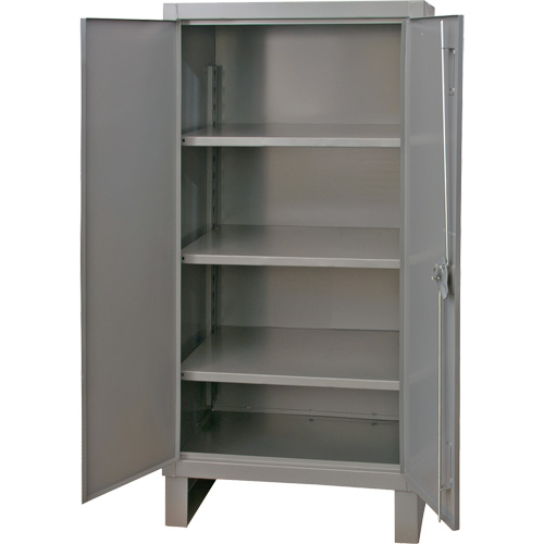 Durham Manufacturing HDC-243666-3S95 Armoire tr&egrave;s robuste, Acier, 3 Tablettes, 66" h x 36" la x 24" P, Gris