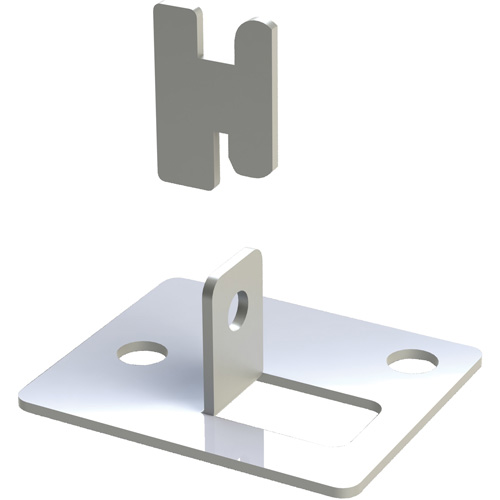 Metalware FM036 Interlok Boltless Shelving Foot Plate
