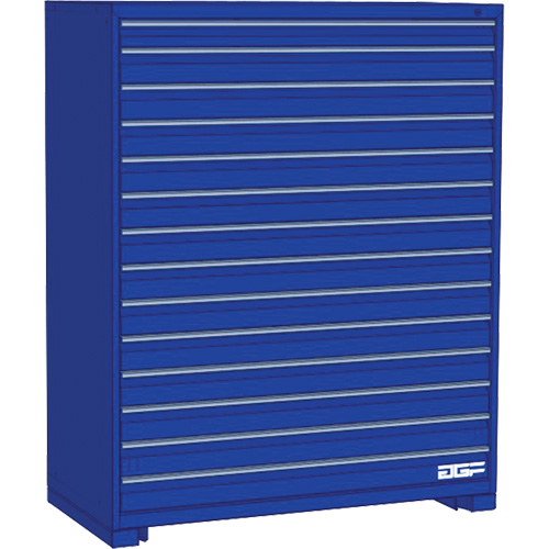 AGF Brome CF27-482860C2-440-BL Modular Drawer Cabinet, 14 Drawers, 48" W x 28" D x 60" H, Blue