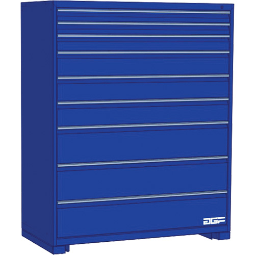 AGF Brome CF27-482860C3-440-BL Modular Drawer Cabinet, 9 Drawers, 48" W x 28" D x 60" H, Blue