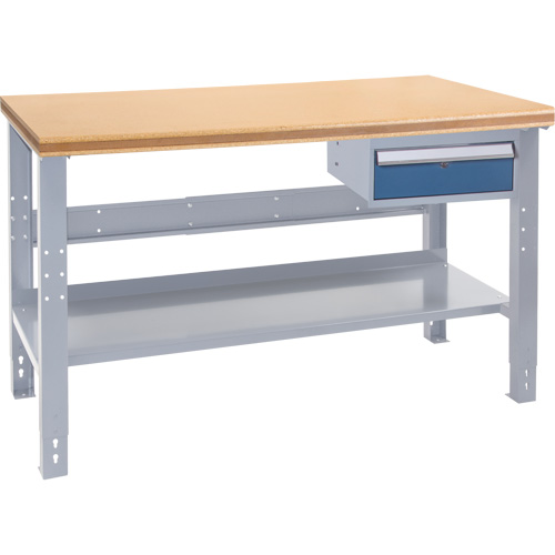 KLETON FN100 Industrial Duty Workbench, 60" W x 30" D x 34" H, 1000 lbs. Capacity