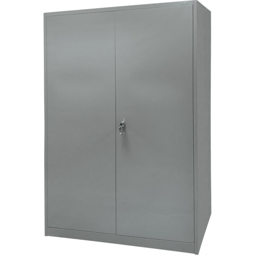 KLETON FN427 Armoire de rangement, Acier, 4 Tablettes, 78" h x 48" la x 24" P, Gris