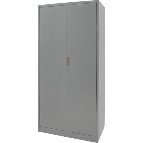 KLETON FN655 Armoire de rangement combin&eacute;e, 36" la x 18" p x 72" h, Gris
