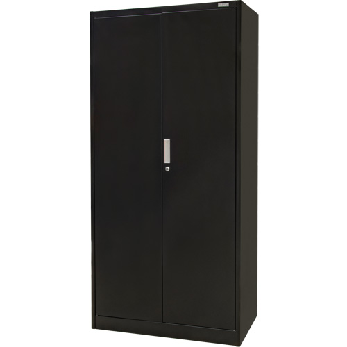 KLETON FN658 Armoire de rangement Hi-Boy, Acier, 4 Tablettes, 72" h x 36" la x 18" P, Noir