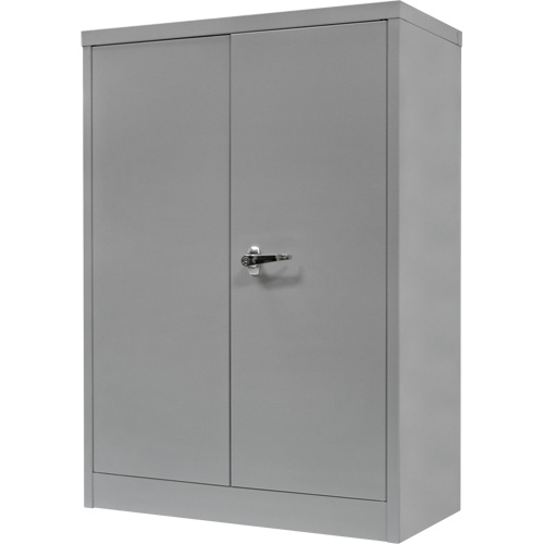 KLETON FN705 Armoire de rangement &agrave; hauteur de comptoir, Acier, 2 Tablettes, 42" h x 30" la x 15" P, Gris