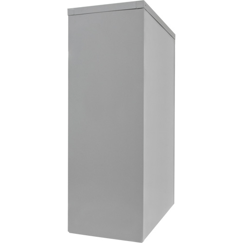 KLETON FN705 Armoire de rangement &agrave; hauteur de comptoir, Acier, 2 Tablettes, 42" h x 30" la x 15" P, Gris