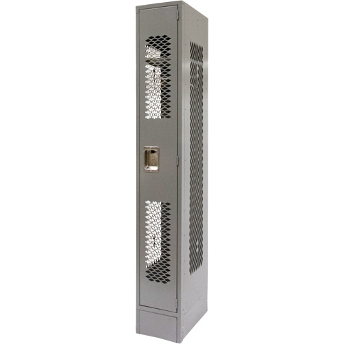 KLETON FN848 Casiers ventil&eacute;s, 12" x 18" x 78", Acier, Gris, D&eacute;mont&eacute;, Perfor&eacute;