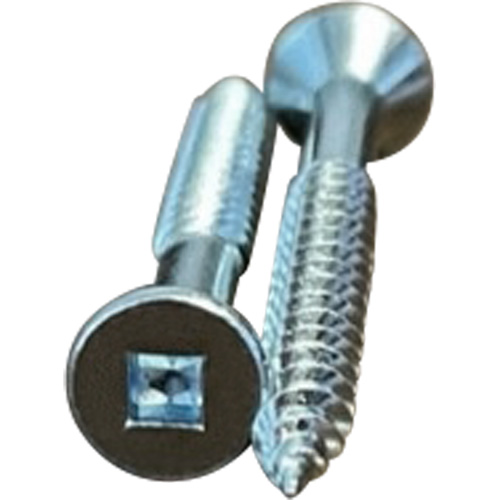 Fasteners & Fittings Inc. 159629 Vis plate SOC pour bois, #10 x 2" lo, Zingu&eacute;