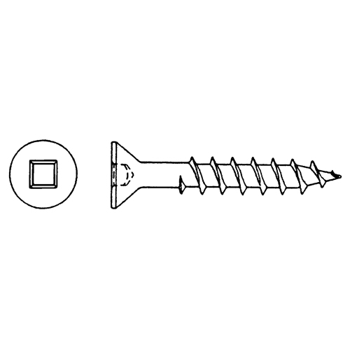 Fasteners & Fittings Inc. 978435 Flat Head Wood Screws