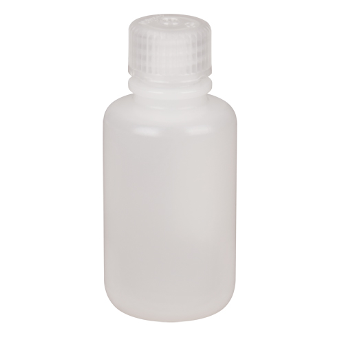 Nalgene 562089-0002 Narrow-Mouth Bottles, Round, 2 oz., Plastic