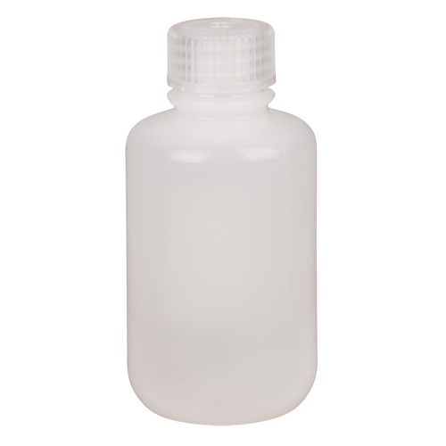 Nalgene 562002-0004 Bouteilles rondes &agrave; ouverture &eacute;troite, Ronde, 4 oz, Plastique